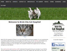 Tablet Screenshot of brickcitycat.com